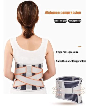 Lordosis Support Belt for Back Pain Relief - Self-Heating Back Support for Men & Women (Medium & XXL) - Ideal for Herniated Disc & Sciatica - Buy Online on GoSupps.com