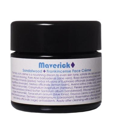 LIVING LIBATIONS - Organic Maverick Face Creme | Natural Wildcrafted Vegan Clean Beauty (1.7 oz | 50 ml) 1.7 Ounce (Pack of 1)