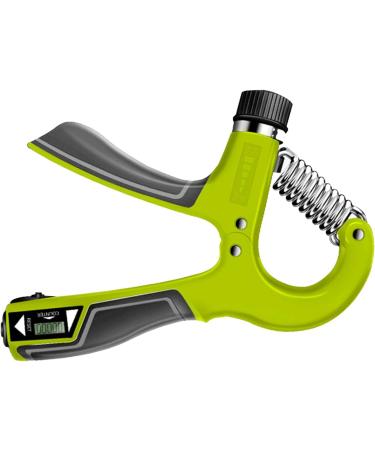 Jopwkuin Adjustable Handle Amplifier - LED Display Spring Gripper Trainer for Enhanced Grip Strength | Compact & Electronic - Improve Grip Thickness (Green) - Buy Online on GoSupps.com