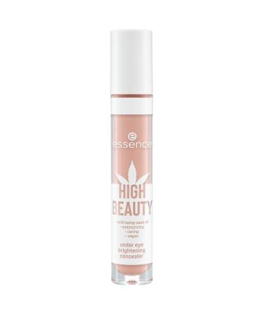 Essence High Beauty Under Eye Brightening Concealer No. 02 Peach Beige Nude brightening nourishing regenerating (5.5 ml) 5.5 ml (1 Pack) 02 Peach Beige