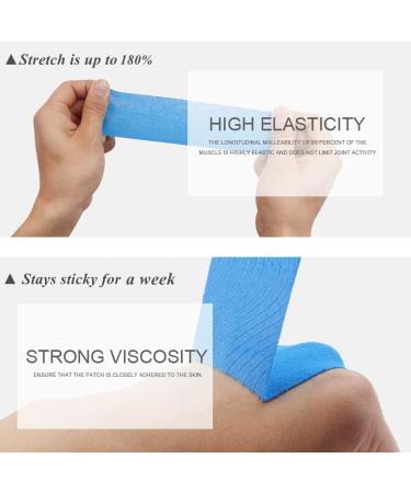 PTmehuu Kinesiology Tape Extra Wide 2 inch 4 inch x 16.4 feet Roll Waterproof Latex Free Athletic for Pain Relief  Muscle Support  Recovery 4 Inch x 16.4 Feet (1 Roll) Beige - Buy Online on GoSupps.com