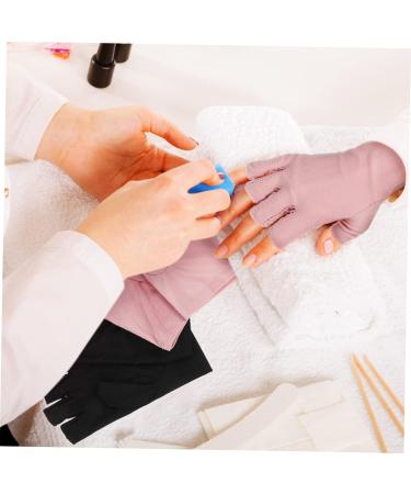 POPETPOP 10 Pairs Uv Gloves Nail Molding Gel Nail Accessories Nail Art Gloves Uv Manicure Gloves Hand Gloves for Protection Nail Gel Manicure Tools Cotton - Buy Online on GoSupps.com