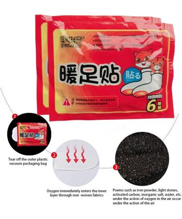 Buy Ioiuskku 20-Pack Foot Warmers | Breathable Thermal Stickers for Winter & Autumn | One-Time Use Body Heat Patch for Home & Office - Buy Online on GoSupps.com