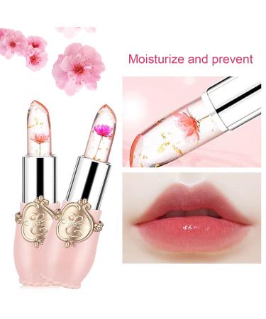 Deepmind Crystal Flower Jelly Lipstick Color Changing Lip Balm for Long Lasting Moisture and Nutritious Gloss - Buy Online on GoSupps.com