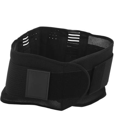 Pssopp Waist Support Belt - Lumbar Support with 4 PVC Straps | Breathable Mesh Waist Protector for Sports - Men s Comfort & Performance - Buy Online on GoSupps.com