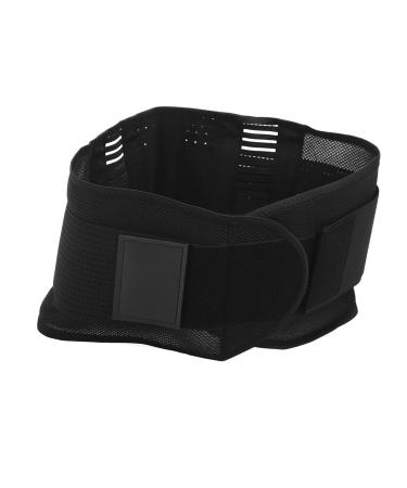 Tbest waist support belt back support adjustable breathable convenient sports-fault protection belt with removable upholstery L 57-58cm
