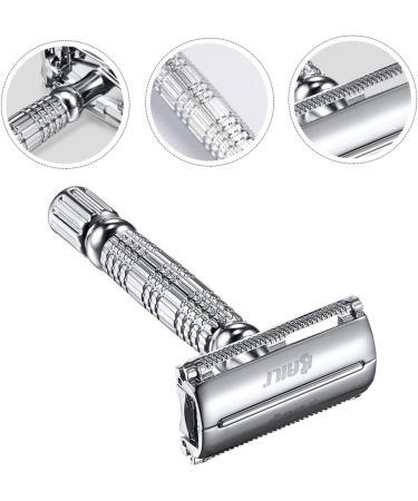 Buy Beavorty 2-in-1 Manual Razor for Men | Chrome-Plated Double-Sided Hairdresser Razor - Perfect for Face & Edges | International Shipping Available - Buy Online on GoSupps.com