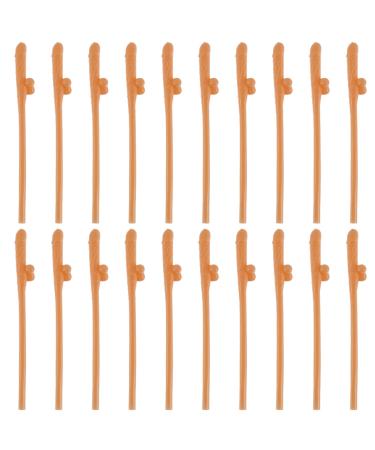 20Pcs Hen Party Straws Plastic Creative Drinking Straws Reusable Girls Night Straws 19.2cm Funny Bachelorette Party Straws Party Favors for Bachelorette Party (Beige)
