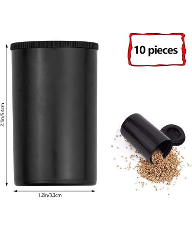 Dher Black Filmdosen - 10Pcs Airtight Film Coil Boxes for Fishing & Small Scientific Storage | Ideal for Treasure Hunts - Buy Online on GoSupps.com