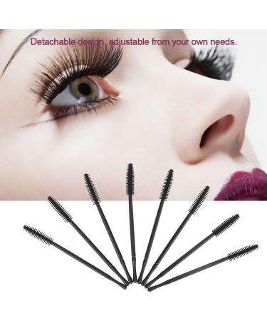 50pcs Silicone Eyelash Brush Disposable Eyelashes Comb Mascara Applicator Makeup Beauty Tool(#1-Black) - Buy Online on GoSupps.com