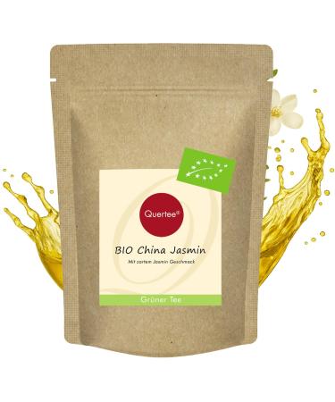Quertee Quertee Organic Green Tea "China Jasmine" with a delicate jasmine flavor Organic tea 100g from Quertee