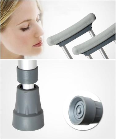Crutches for Adults Underarm Disabled Armpit Cane Aluminum Cane Retractable Fit Height from 145 Cm to 190 Cm Great for Travel or Work Selfless dedication - Buy Online on GoSupps.com