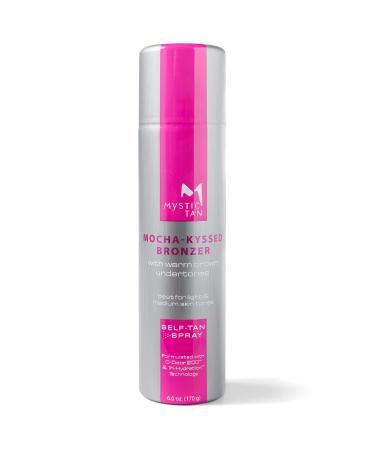 Mystic Tan Sunless Self Tanner Airbrush Spray Tan with Bronzer - Mocha-Kyssed  6 Ounces