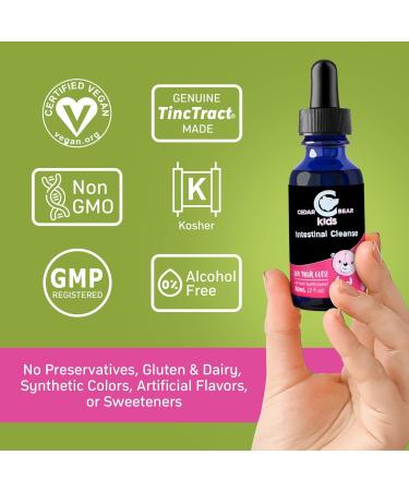 Intestinal Cleanse for Kids Liquid Herbal Supplement for Detox Cleanse Digestive Cleanse with Natural Herbs Alcohol-Free Gut Cleanse Drops for Children 2 fl oz / 60 ml - Buy Online on GoSupps.com