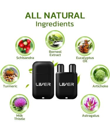 Yuvdargh GFOUK Vegan Liver Cleanse Nasal Herbal Box - Detox & Repair | 5PCS - Buy Online on GoSupps.com