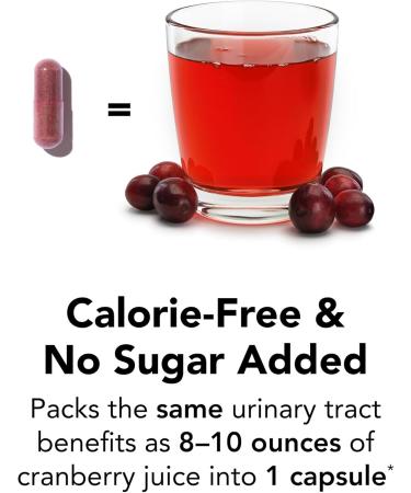 Theralogix TheraCran One Cranberry Capsules - 180-Day Supply - Cranberry Supplement for Men & Women - Cranberry Pills to Support Urinary Tract Health* - 36mg PACs per Capsule - NSF Certified 180 Coun - Buy Online on GoSupps.com