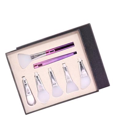 Angoily 1set Brush Set Facial Applicator Brush Facial Products Makeup Products Silicone Brush Skincare Products for Cleaning Tools Facial Apply Silica Gel