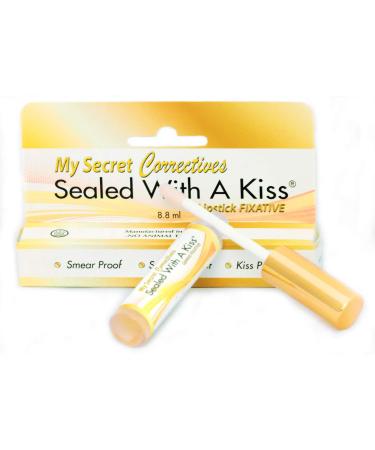 Sealed With A Kiss Lipstick Fixative | Sponge Tipped Applicator | Smear Proof | Smudge Proof | Kiss Proof | 8.8 ml