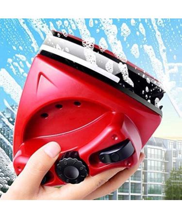 Double-sided Glass Wiper Cleaner Window Cleaner Wiper Glass Washing Cleaning Tool for Double Glazed Windows Red Colour:Yellow (Yellow) - Buy Online on GoSupps.com