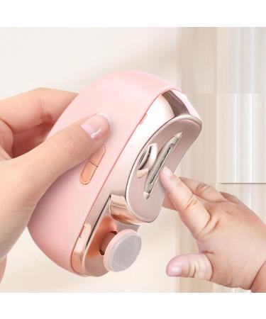 Electric Nail Clipper Cutter and File 2 in 1 Design Automatic Nail Clipper with LED Light and Nail Scraps Storage Rechargeable Nail Trimmer for Elderly//Baby - Buy Online on GoSupps.com