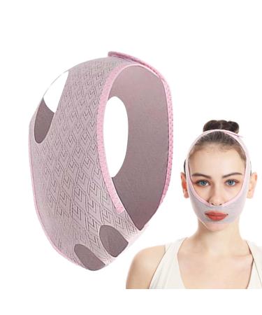 Double Chin Reducer Strap - Double Chin Reducer Face Shaper Lifting Bands - Lift Bandage Double Chin Eliminator Reusable Breathable Adjustable Design for Face Neck