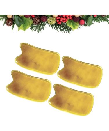 4-Piece Gua Sha Facial Massage Set - Rose Quartz & Buffalo Horn Tools for Spa Treatment - Buy Online on GoSupps.com