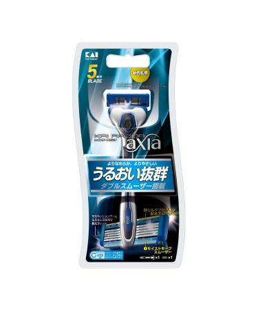 kai Razor Axia (Kai Leather akusia) 5 Piece Blade Holder Replacement Blade with 1 piece
