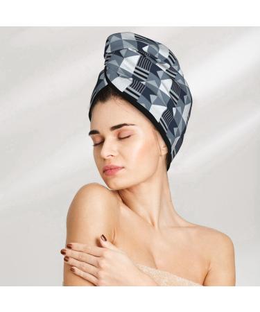 Country Flags Abstract Microfiber Hair Towel | Soft Super Absorbent Quick Dry Wrap for Long Curly & Thick Hair - Perfect for Women - Buy Online on GoSupps.com