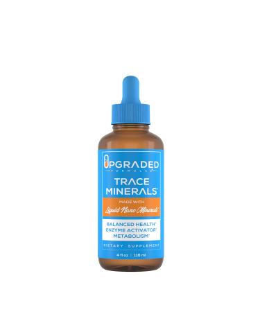 Upgraded Formulas Trace Minerals with Liquid Nano Minerals - Balanced Health Enzyme Activator and Metabolism - Paleo Vegan (4 Fluid Ounces)