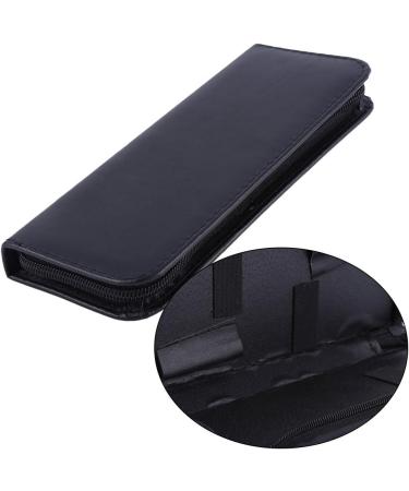 Professional PU Leather Zipper 2 Scissors Pouch Box Hairdressing Scissors Tool Bag PU Leather Zipper Scissors Bag - Buy Online on GoSupps.com