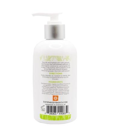 NATURE'S APOTHECARY Lemongrass Lotion for Dry Skin | All-Natural Hypoallergenic Hydration | Silky Smooth Skin | Made in USA by DAYSPA Body Basics - Buy Online on GoSupps.com
