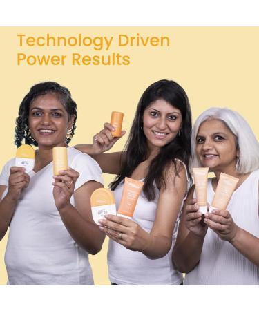 Earth Rhythm Invisible Sunscreen Serum SPF 50 | No white cast Lightweight | Vitamin E Almond Oil & Jojoba Oil | Suitable for all skin types | For men & women 50 grams Invisible SPF 50 - Buy Online on GoSupps.com