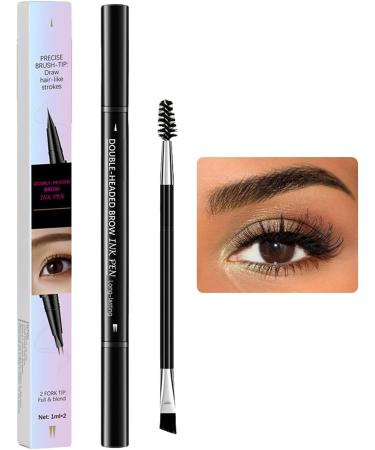 Imaginaryl Eyebrow 2in1 Eyebrow Pen Longlasting SmudgeResistant Precision Shaping Doublesided Cosmetic for Professional Makeup 4 - Buy Online on GoSupps.com
