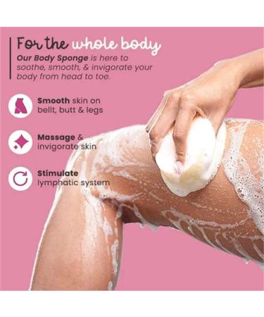 Puff Aromatherapy Body Sponge Silk Melon Aromatherapy Body Foam Soft Exfoliating Scrub Dead Skin Sponge (blue) - Buy Online on GoSupps.com