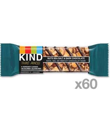 KIND THINS Nuts Sea Salt & Dark Chocolate Gluten Free Bars 21g Bar (60 Count) - Buy Online on GoSupps.com