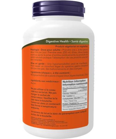 Now Foods Organic Inulin 100% Pure Pwd 227g - Buy Online on GoSupps.com