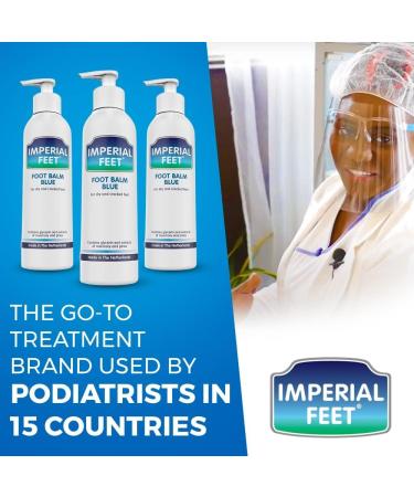Foot Balm Blue - Cream for dry skin - For dry feet - Dry and Cracked Feet - Rosemary & Eucalyptus - 150ML - Imperial feet - Buy Online on GoSupps.com