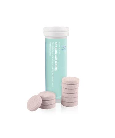 Sitz Bath Salt Tablets for Postpartum Care | Postpartum Essentials Pack of 10 Sitz Bath for Postpartum Care | Postpartum and Hemorrhoids Recovery | Natural Salts & Minerals Postpartum Bath Soak 10 Tablets (1 Tube)