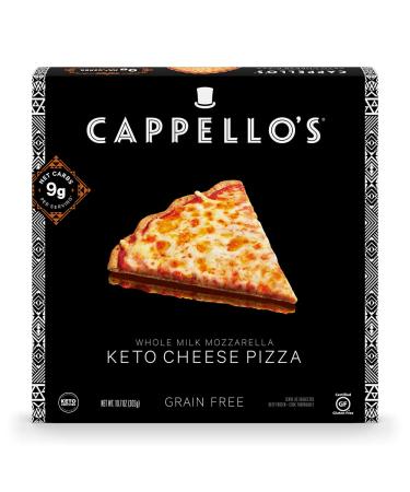 Cappello's Grain Free Whole Milk Mozzarella Keto Cheese Pizza 10.7 oz - Buy Online on GoSupps.com