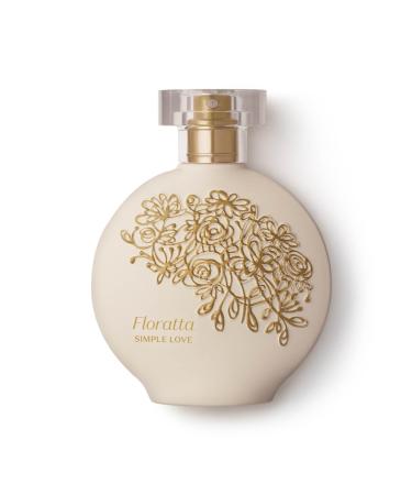O BOTICARIO Floratta Simple Love Eau de Toilette Long-Lasting Floral Fragrance Perfume for Women 2.5 Ounce