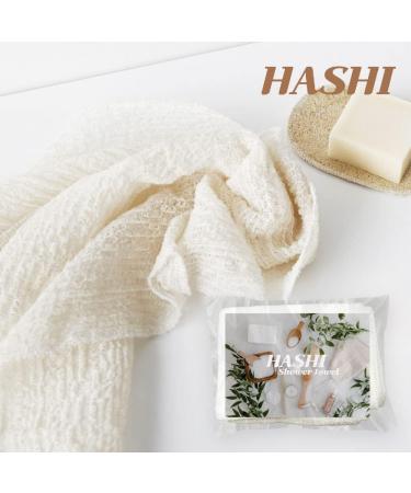 Korean Body Exfoliating Cloth for Sensitive Skin - Eco-Friendly Wash Scrubber for Clean Shower Towels - Loofah Scrub for Back - 11.4 x 38.2 Inches - Buy Online on GoSupps.com