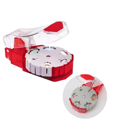 BBDA Pill Cutter, Crushed Vitamin Tablets, Clear Pill Splitter Pill Box for Splitting and Carrying