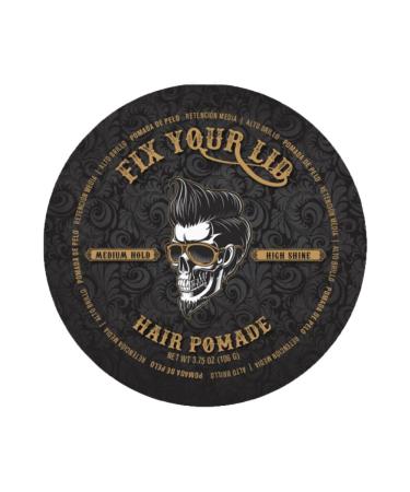 Fix Your Lid Men's Pomade 3.75 oz - Water Based Medium Hold with High Shine - Buy Online on GoSupps.com