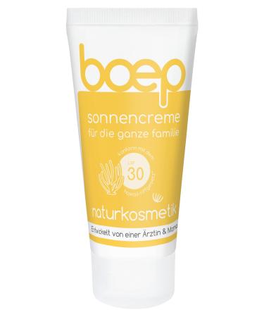 boep boep Sunscreen SPF30 | Mineral Sun Protection for Babies Children and Adults | With Zinc Oxide & No Chemical UV Filter Phthalate Free & DHHB Free | Vegan Natural Cosmetics In
