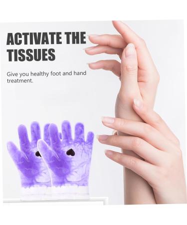 FRCOLOR Pebble Slippers 4 Pairs Hand Wax Set Foot Wax Set Wax Warming Cover Gel Spa Masks Grooming Glove Hydrating Hand Gloves Heated Mittens Wax Cover Wax Bag Display Card Nourish - Buy Online on GoSupps.com
