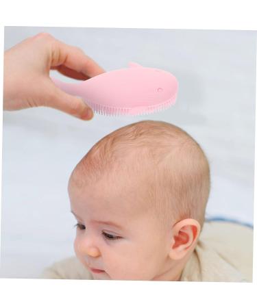 FRCOLOR 4pcs Silicone Baby Shampoo Brushes | Toddler Body Cleaning Brush Set for Exfoliating & Hair Cleaning | Baby Bath Tools - Buy Online on GoSupps.com