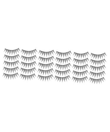 minkissy 30 Pairs Fake Eyelashes False Eyelashes Fake Lashes Individual False Lashes Soft Light Natural False Lashes for Women Eye Lashes False Lashes Wispy Women Eyelashes Fiber Prom Set