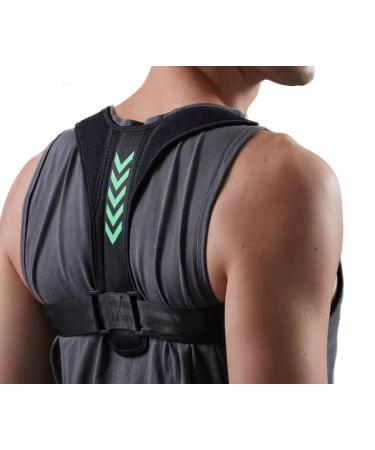 Posture Corrector for Women and Men One-Size Back Support Upper Spine Support Adjustable to Desired Level Shoulder Straightener Spine Corrector Back Pain Relief - Breathable Under Cloth.