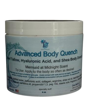 Diva Stuff Advanced Body Quench Mermaid at Midnight Scent With Beef Tallow Hyaluronic Acid Shea Butter Deep Hydration Plumps Smooths and Hydrates