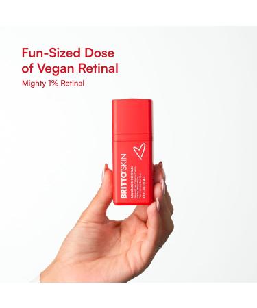 BRITTO SKIN Advanced Renewal Eye Contour Cream Anti-Aging with Retinal and Peptides Fragrance-Free for All Skin Types - Buy Online on GoSupps.com